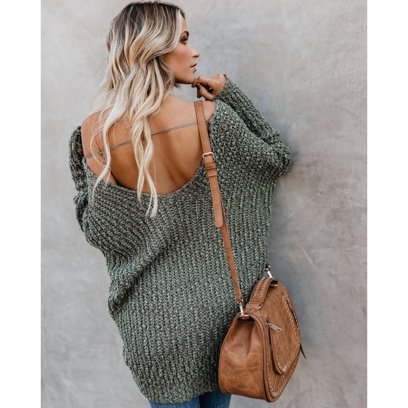 >>LAST<< Carrie Popcorn Textured Sweater - Olive - Picture 2 of 5